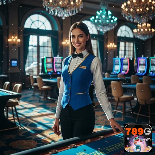 Ilustração de Acesse o melhor do cassino online na 789g com segurança